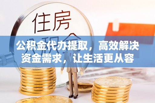 衡山公积金代办提取，高效解决资金需求，让生活更从容