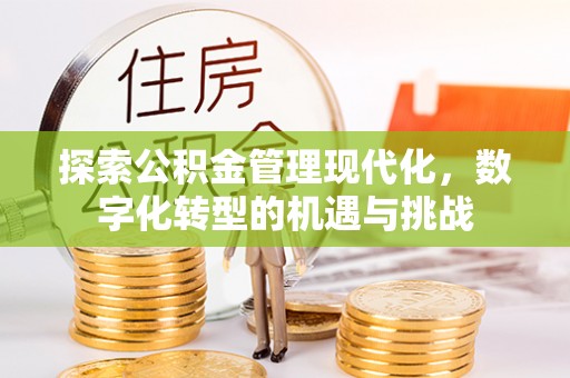 衡山探索公积金管理现代化，数字化转型的机遇与挑战