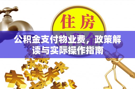 衡山公积金支付物业费，政策解读与实际操作指南