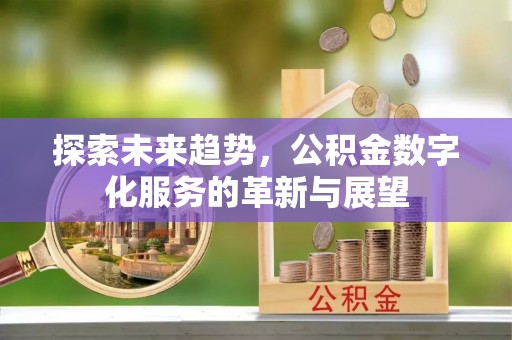 衡山探索未来趋势，公积金数字化服务的革新与展望