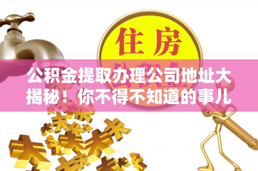 衡山公积金提取办理公司地址大揭秘！你不得不知道的事儿