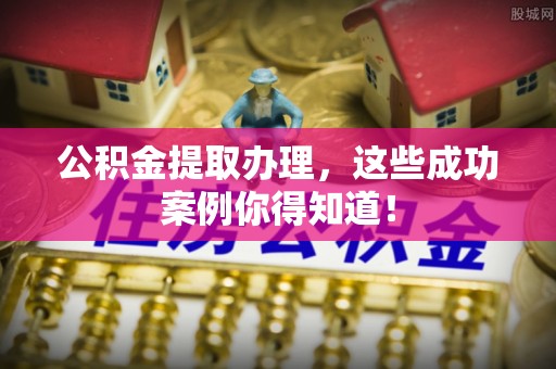衡山公积金提取办理，这些成功案例你得知道！